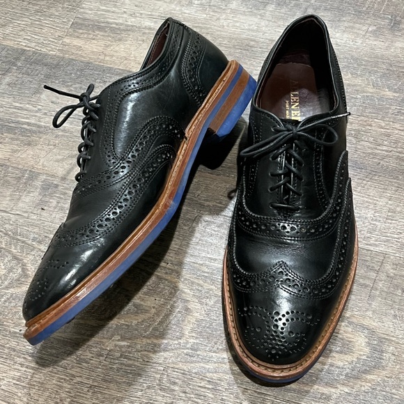 Allen Edmonds Black Leather Wingtip Derbys main image 9